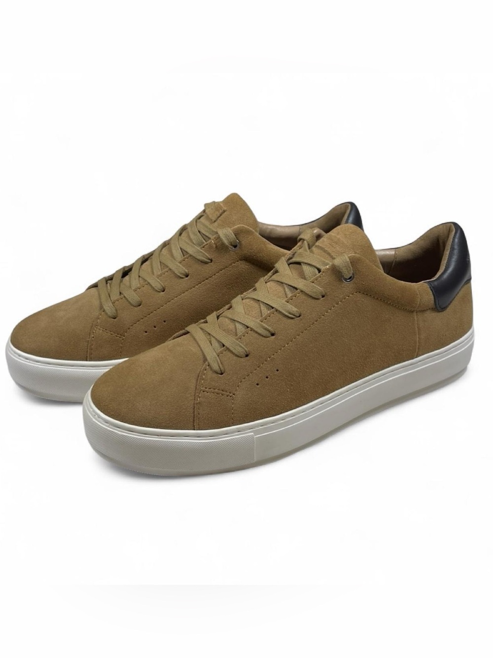 NWOT! Kurt Geiger London Laney Tan Suede Leather Sneakers Size 13M Streetwear